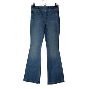 Spanx Everywear Flare Jeans in Stonewashed Blue Small NWT High Waisted